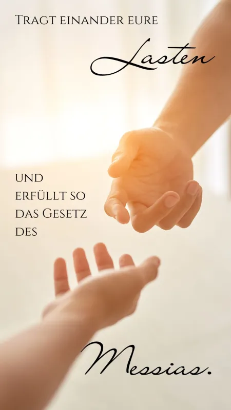 gal 6,2 (Foto: Stefan Wagner) gal 6,2 (Foto: Stefan Wagner)